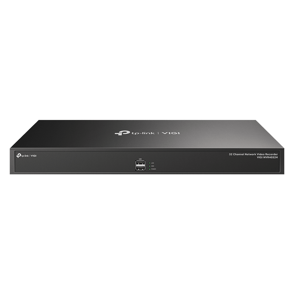 NVR TP-Link VIGI 32 canale 4032H ; 8 MP,2 SATA Interface, max 20TB, H.265+; ONVIF, etecție mișcare, linie, intruziune, persoane, vehicule etc.