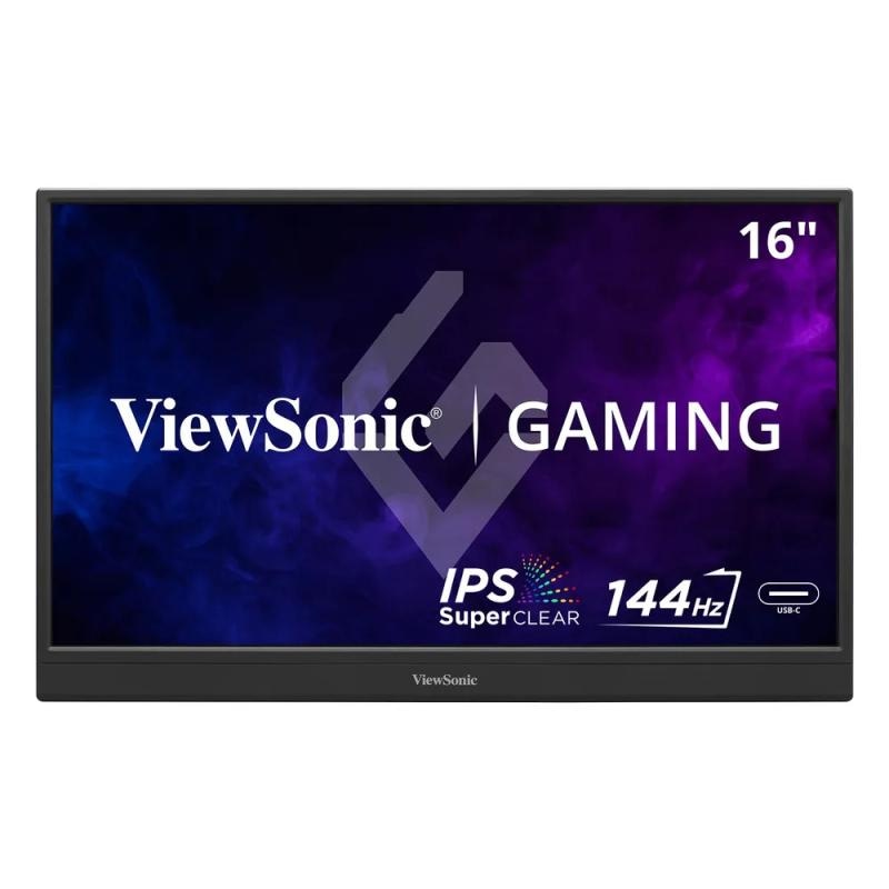 Monitor ViewSonic 15.6" VX1654, Diagonal (inch): 15.6, Diagonal (cm): 39, Aspect ratio: 16:9, Panel: IPS, Resolution: 1920x1080, Refresh Rate: 144Hz, Response time GtG: 4ms, Brightness (max): 250 cd/m², Contrast (static) : 800:1, Contrast (dynamic): 80M:1, Viewing angle: 178/178, Color Gamut Type